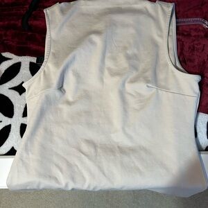 Anthropologie Beige Sleeveless Top